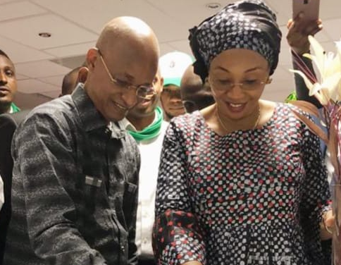 Cellou Dalein Diallo et Hadja Halimatou Diallo