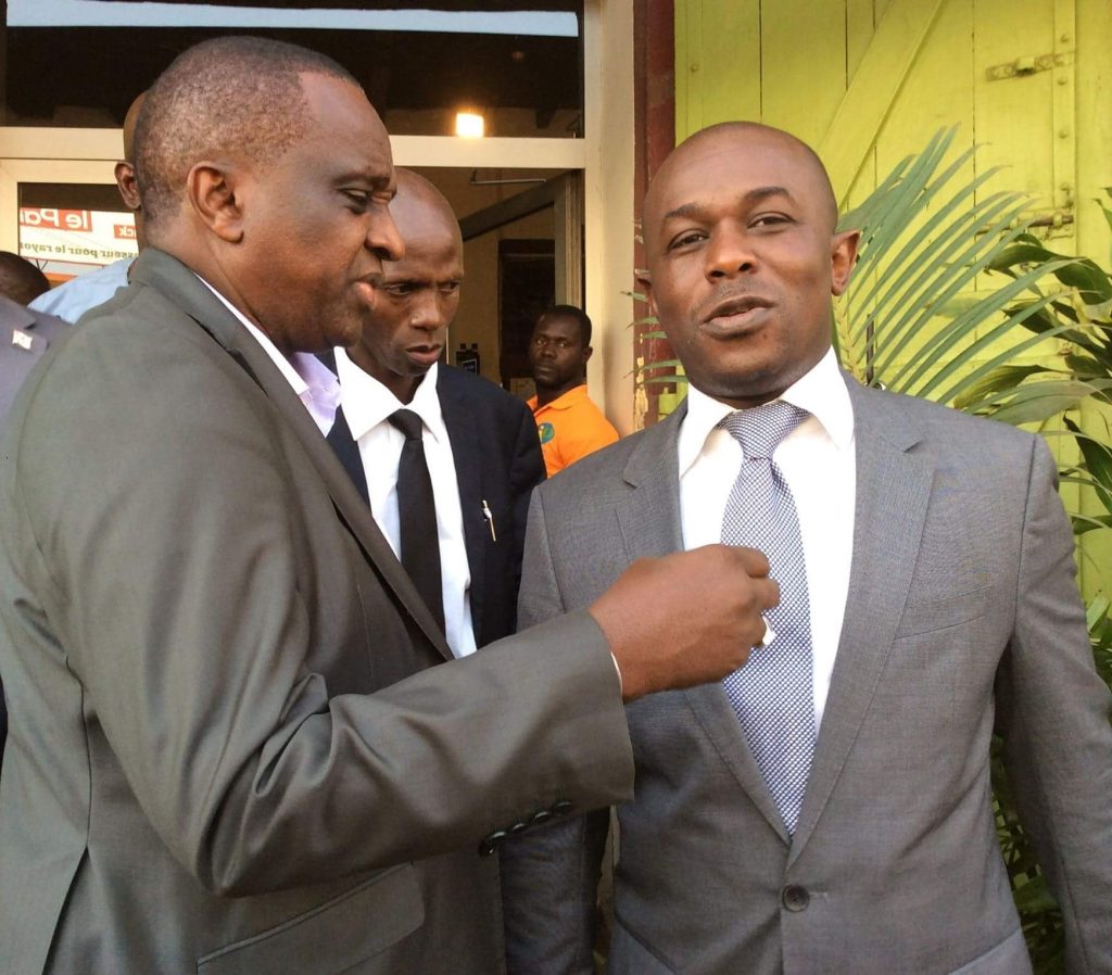 Antonio Souaré, président de la féguifoot et le déchu Amadou Diaby