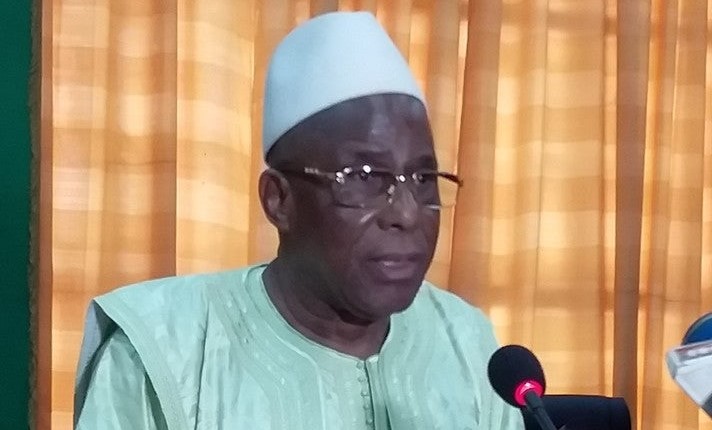 Le ministre guinéen de la justice par intérim, Mohamed Lamine Fofana