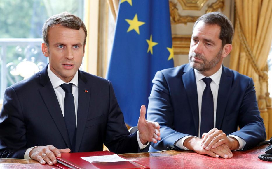 Emmanuel Macron et Christophe Castaner