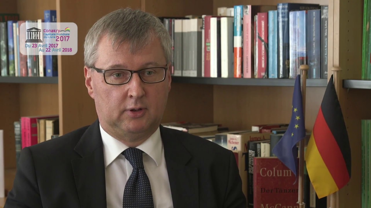 Matthias Veltin, ambassadeur de l'Allemagne en Guinée