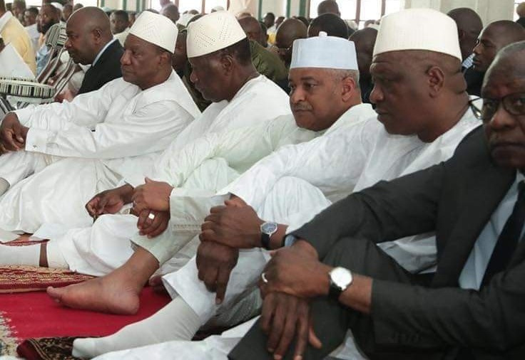 Alpha Condé, Président de la République de Guinée et Bah Ousmane, image d'archive