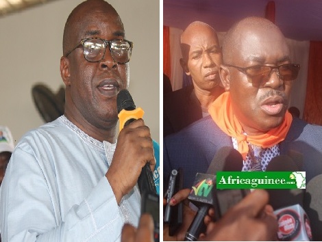 Dr Fodé Oussou Fofana et Faya Milimouno