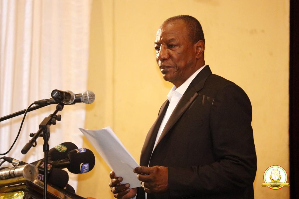 Alpha Condé, Président de la République de Guinée