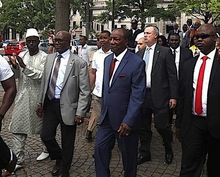 Alpha Condé, Président de la République de Guinée à Washington