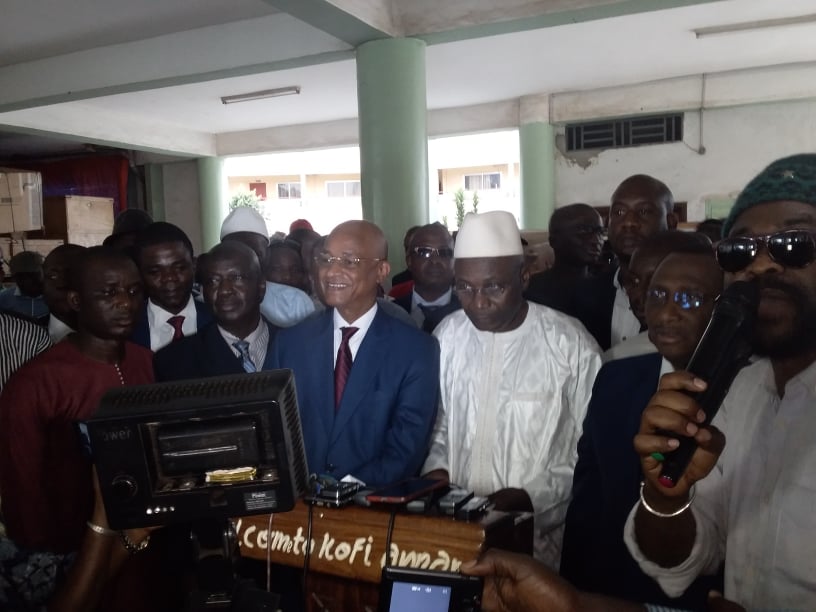 Des acteurs du front pour la défense de la Constitution