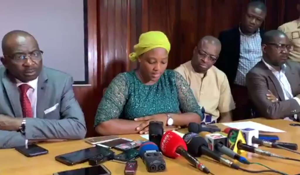 Des journalistes guinéens  à Conakry