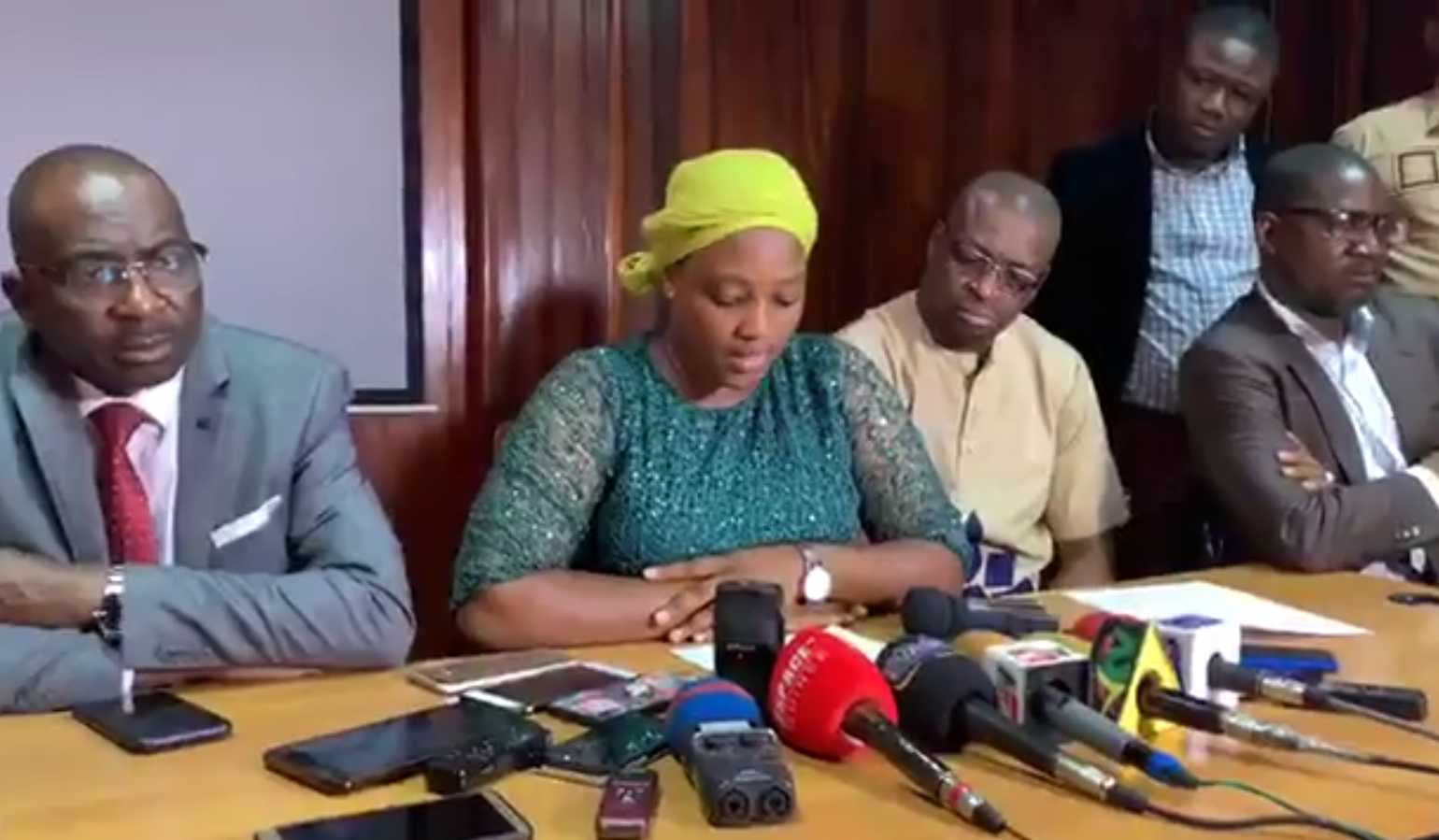 Des journalistes guinéens  à Conakry