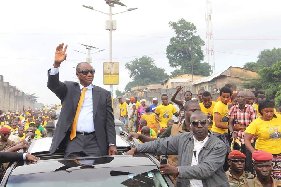 Alpha Condé, Président de la République de Guinée, image d'archive
