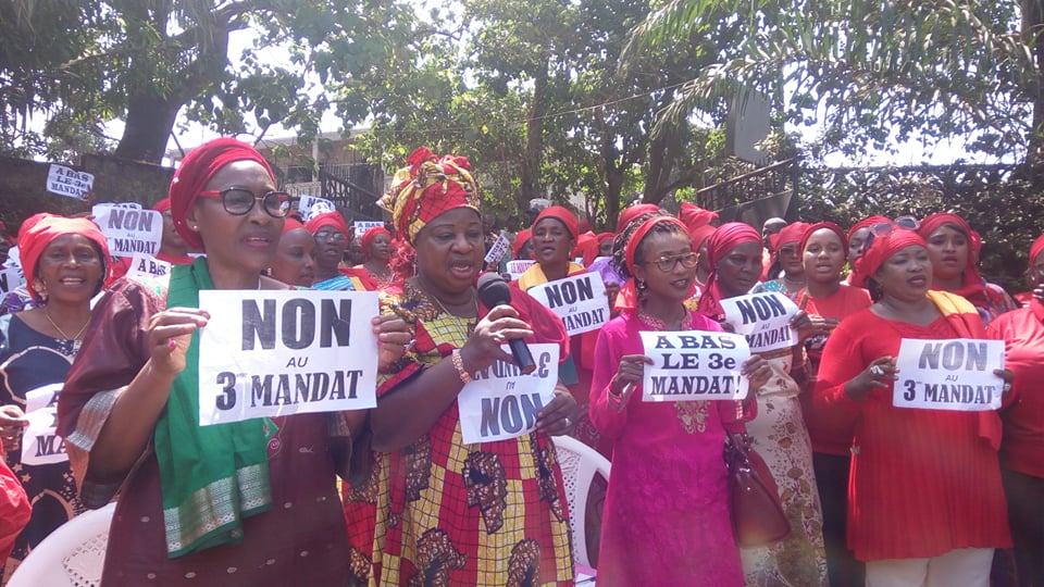 Des femmes opposées au troisième mandat en Guinée
