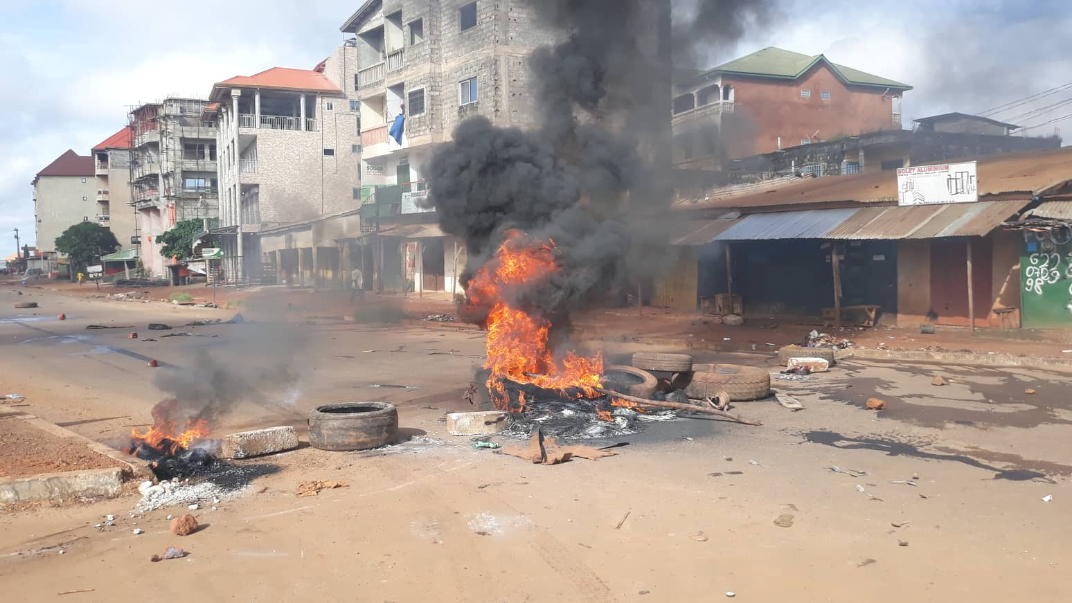 Manifestation contre le troisième mandat en Guinée