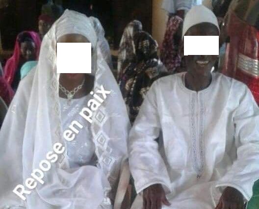 Feue Aissata Sako et son époux Kémo Konaté le jour de leur mariage