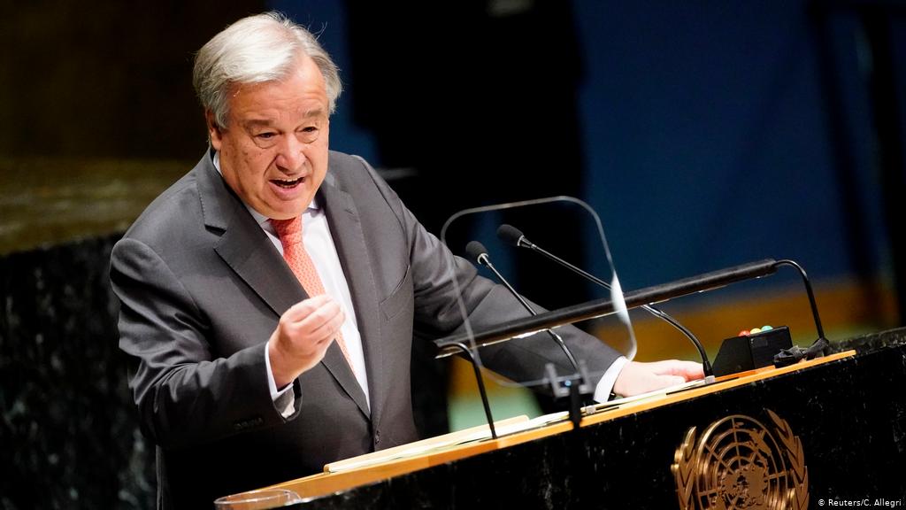 Le secrétaire général de l'ONU, Antonio Guterres