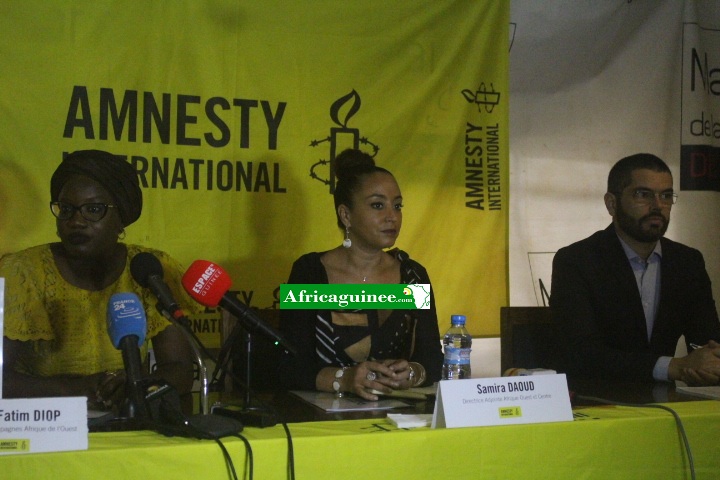 Des responsables d'Amnesty International