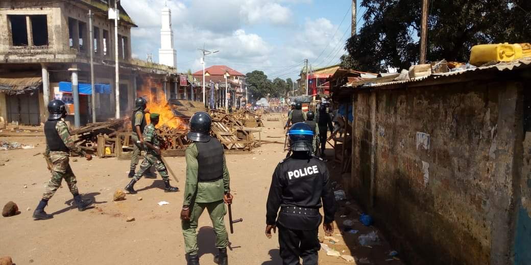 Violences à Kindia, image d'archive