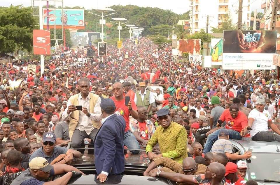 Manifestation des opposants au troisième mandat à Conakry le 24 octobre