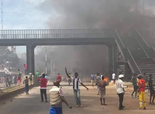 Des opposants au troisième mandat dans les rues de Conakry