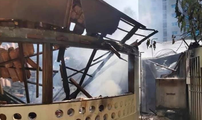 Incendie au domicile de Sidya Touré