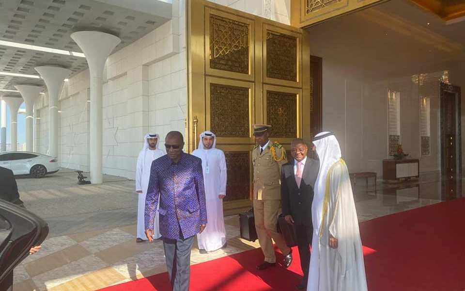 Le président de la République de Guinée, Pr Alpha Condé lors d'un récent  voyage à Abu Dhabi