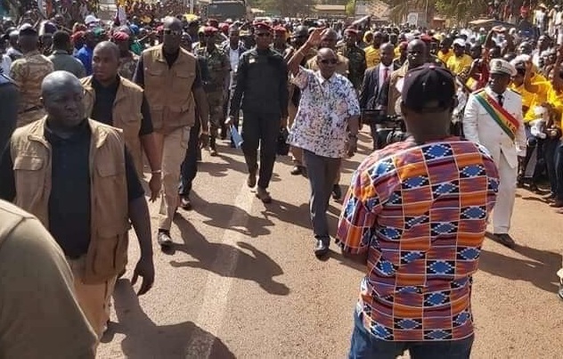 Alpha Condé, Président de la République de Guinée à Boké