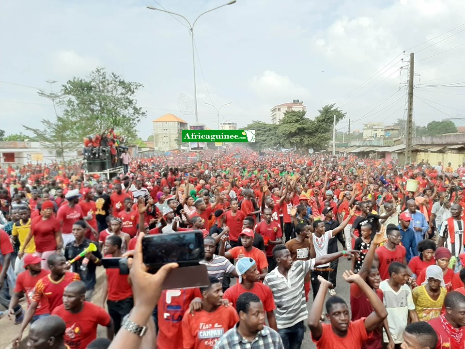 Mobilisation du FNDC à Conakry