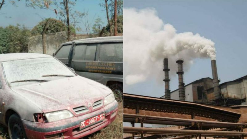 Pollution à Fria