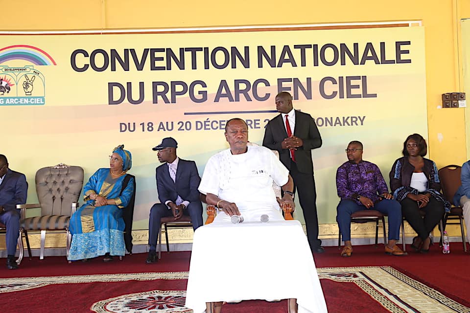 Alpha Condé, Président de la République de Guinée à la convention du RPG