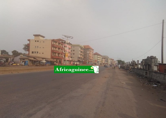 Manifestation du FNDC, constat à Conakry sur le tronçon Cosa Bambéto