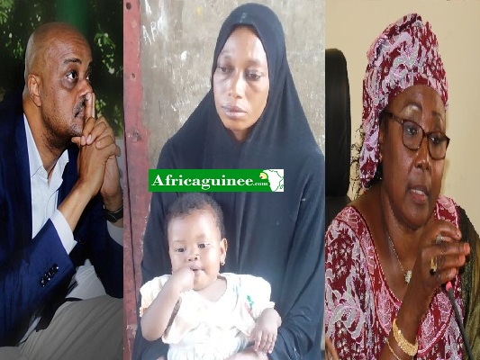 Damantang Albert Camara, Dame Fatoumata Bah, et madame Mariama Sylla, photo montage Africaguinee.com