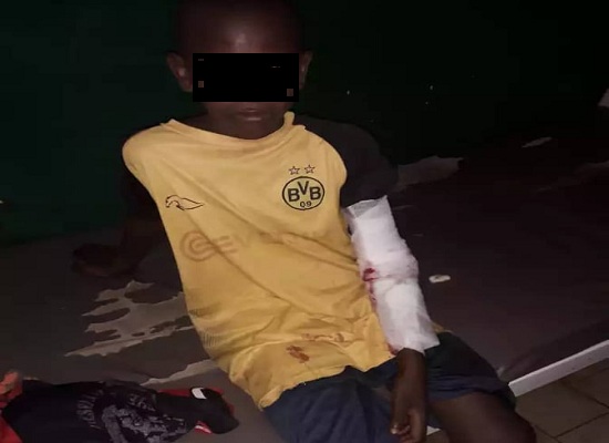 Enfant blessé à hamdallaye