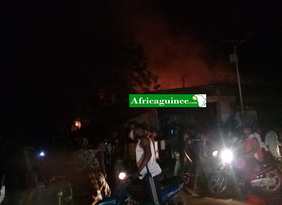 Incendie au marché central de Siguiri