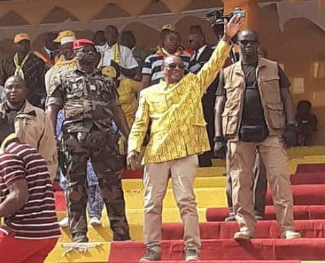 Alpha Condé, Président de la République de Guinée à Kissidougou