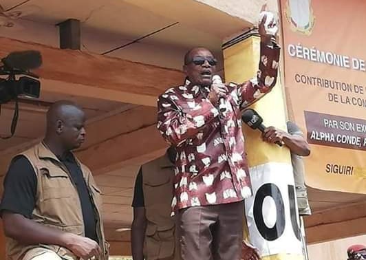 Alpha Condé, Président de la République de Guinée à Siguiri