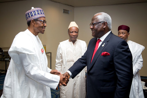 Mamamdou Buhari, Alpha Condé, Mahamadou Issoufou, Ernest Bai Koroma
