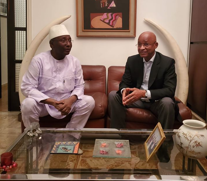 Sidya Touré et Cellou Dalein Diallo
