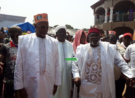 Elhadj Ousmane Baldé président de la Coordination Haali Poular et Elhadj Sékhouna Soumah Kountigui de la Basse Guinée