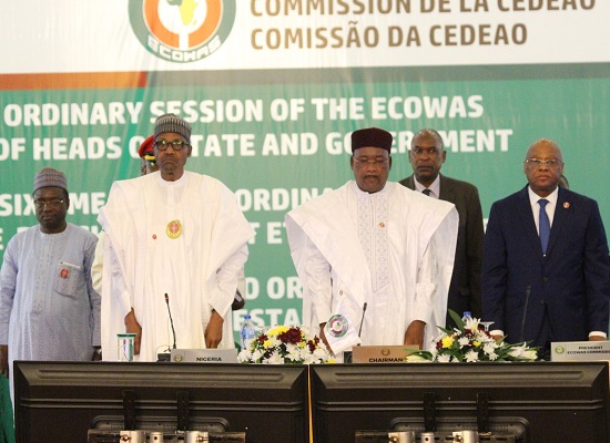 Buhari, Issoufou et Kassi Brou