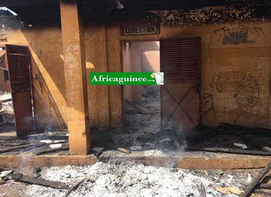 L'école primaire de Loppé ravagée par un incendie