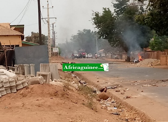 Violences post électorales à Mamou