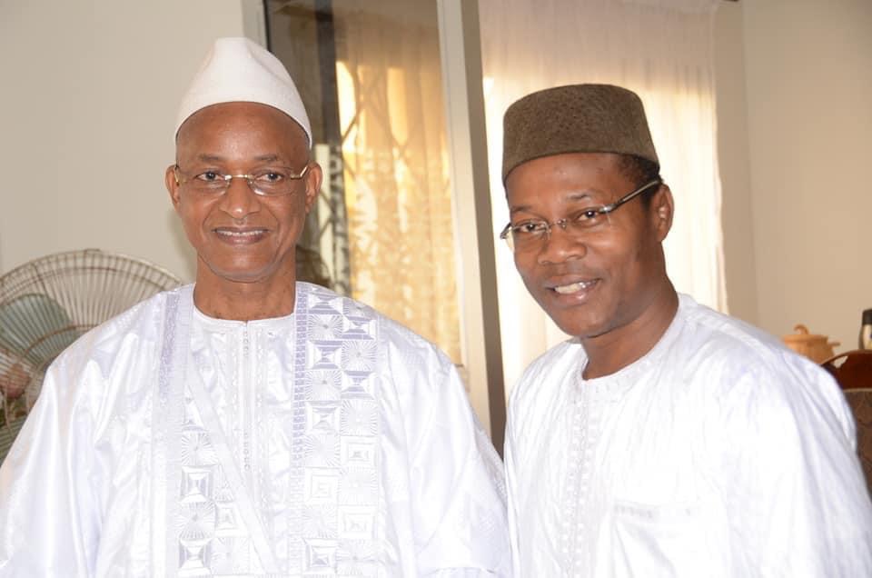 Cellou Dalein Diallo, leader de l'UFDG et Ousmane Gaoual Diallo