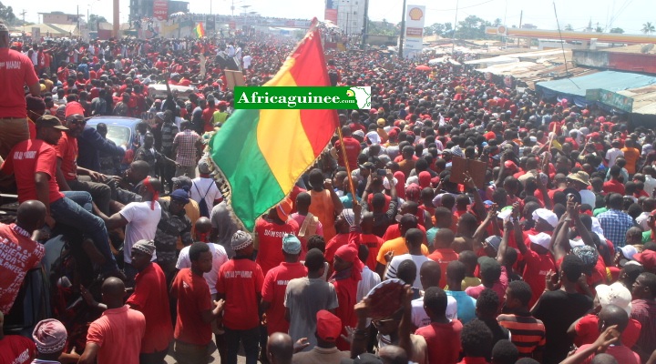 Manifestation du FNDC à Conakry