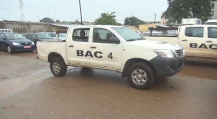 Un véhicule de la BAC