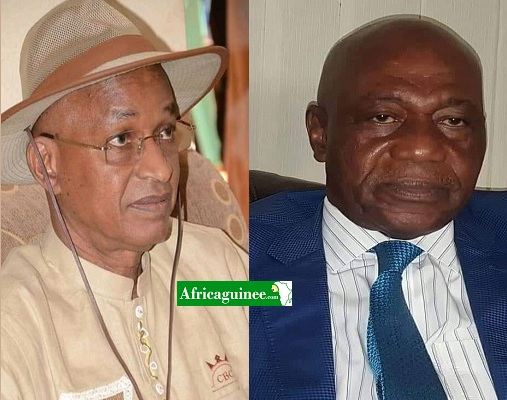 Cellou Dalein Diallo, leader de l'UFDG et Damaro Camara