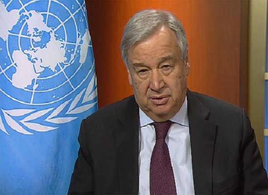 Antonio Guterres, Secrétaire Général de l'ONU
