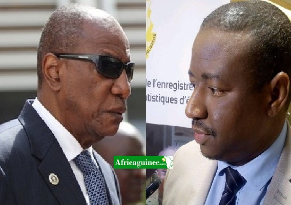 Le président Alpha Condé et Cellou Baldé