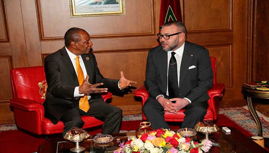 Le Président Alpha Condé et SM le Roi Mohamed VI