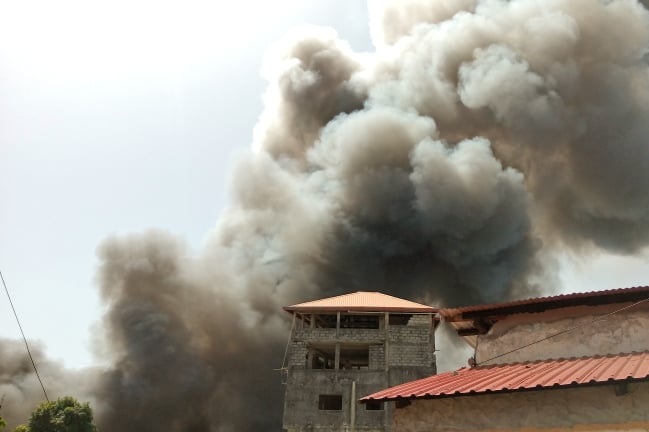 Incendie à Coleah