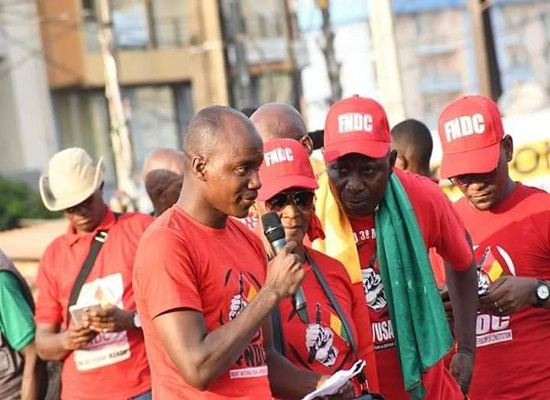 Des responsables de la coordination du FNDC