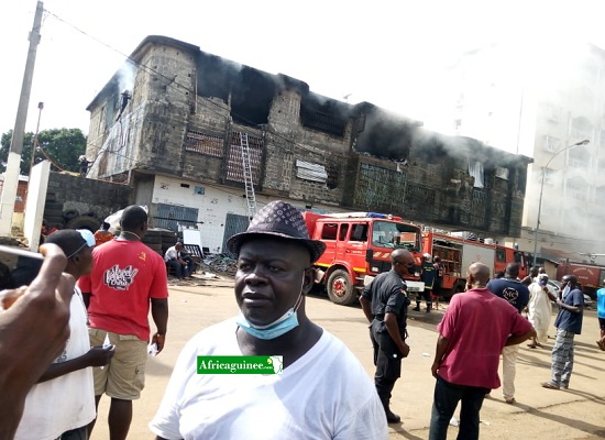 Elhadj Bangaly Bangoura, victime de l'incendie