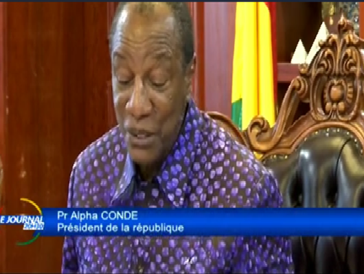 Alpha Condé, Président de la République de Guinée